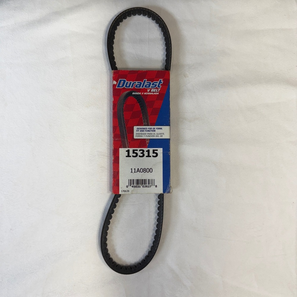 Duralast V Belt 15315 11A0800‎ V Ribbed Belt Designed for OE Form Fit Function